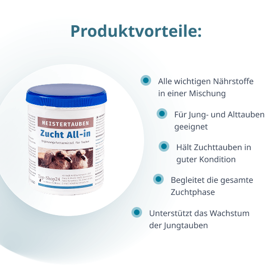 MEISTERTAUBEN Zucht All-in – 1.000 g