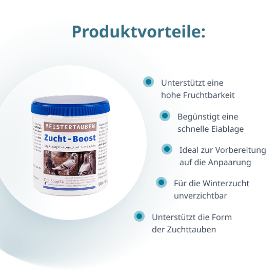 MEISTERTAUBEN Zucht-Boost – 250 g