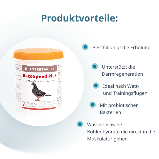 MEISTERTAUBEN RecoSpeed Plus – 500 g
