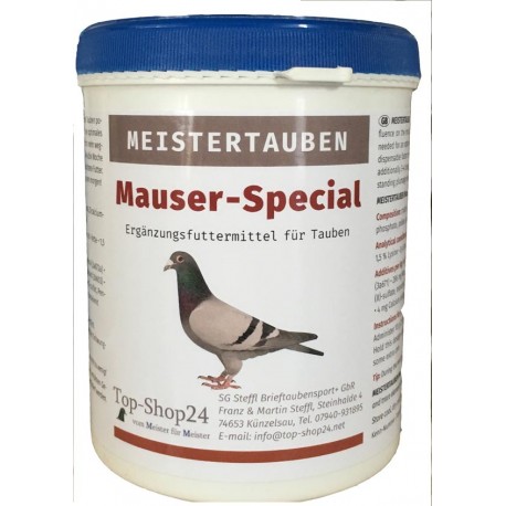 Meistertauben MAUSER-SPECIAL 500 Gramm Meistertauben MAUSER-SPECIAL 500 Gramm